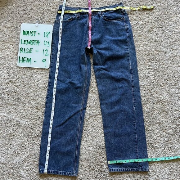 Carhartt Mens 36x32 Relaxed Fit Blue Denim Jeans Casual Normcore Capsule Pants - Picture 1 of 13